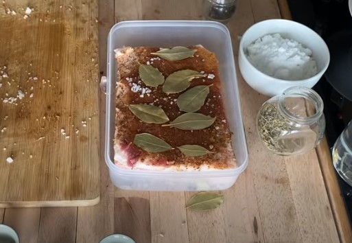 Lardo seasoning