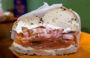 Lox and Bagel cut